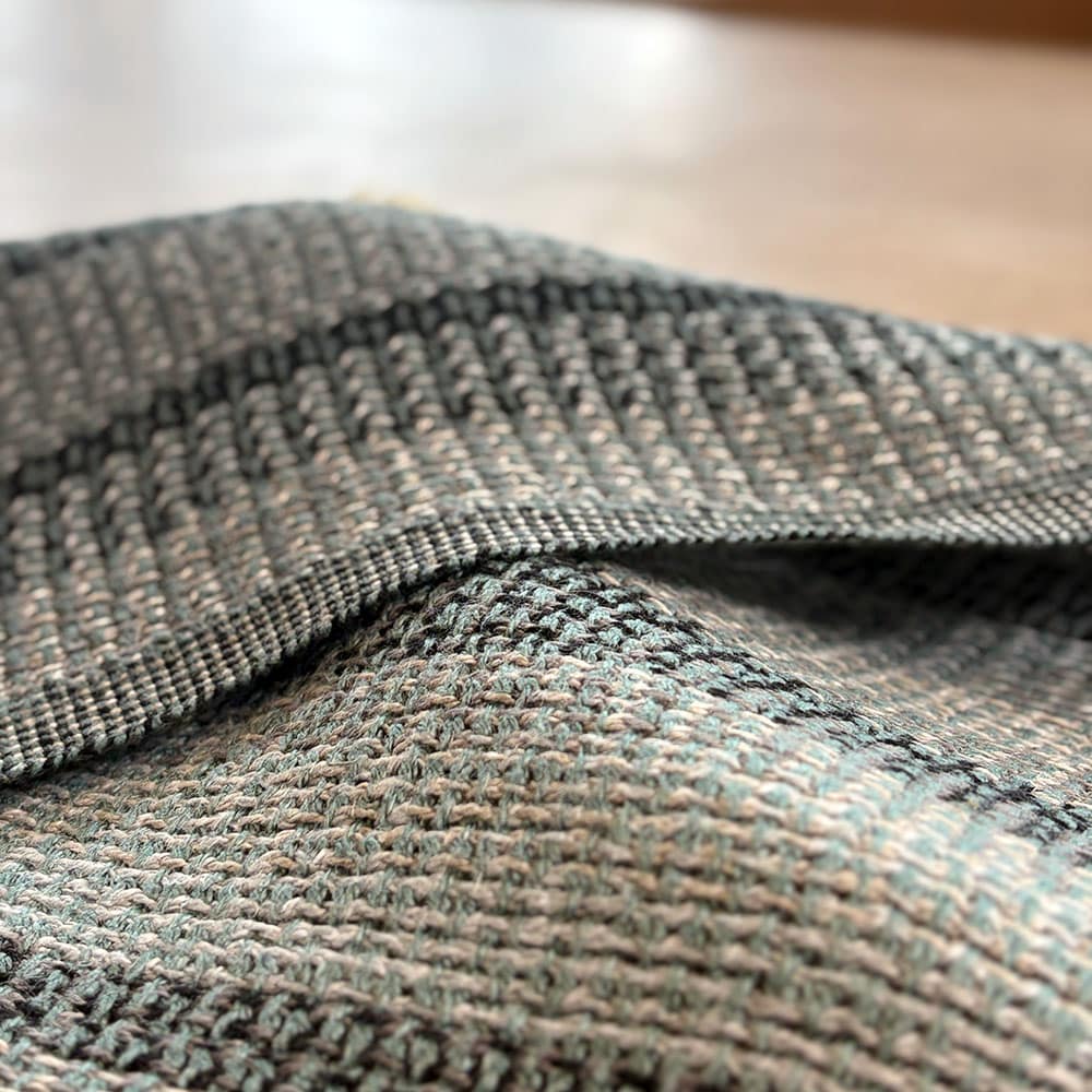 Håndvævet tyrkis karklud i ren hør