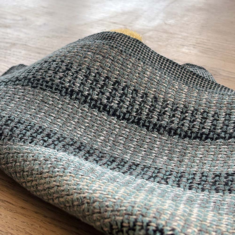 Håndvævet tyrkis karklud i ren hør