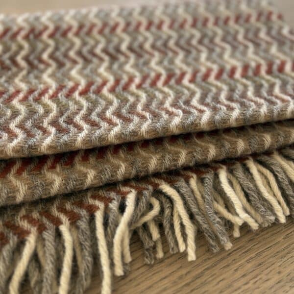 Håndvævet babyplaid
- brune nuancer - Image 4
